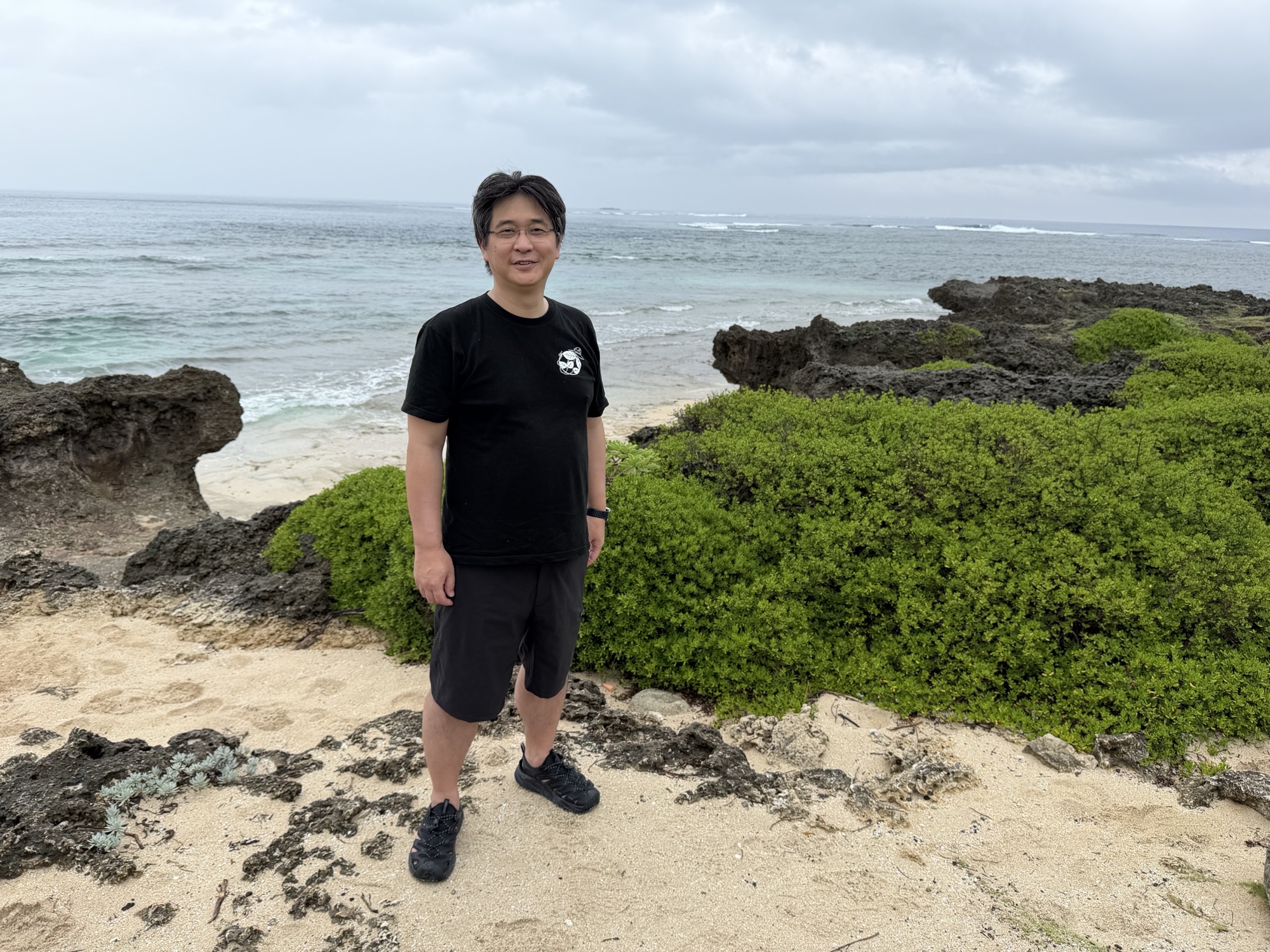 海辺での1枚